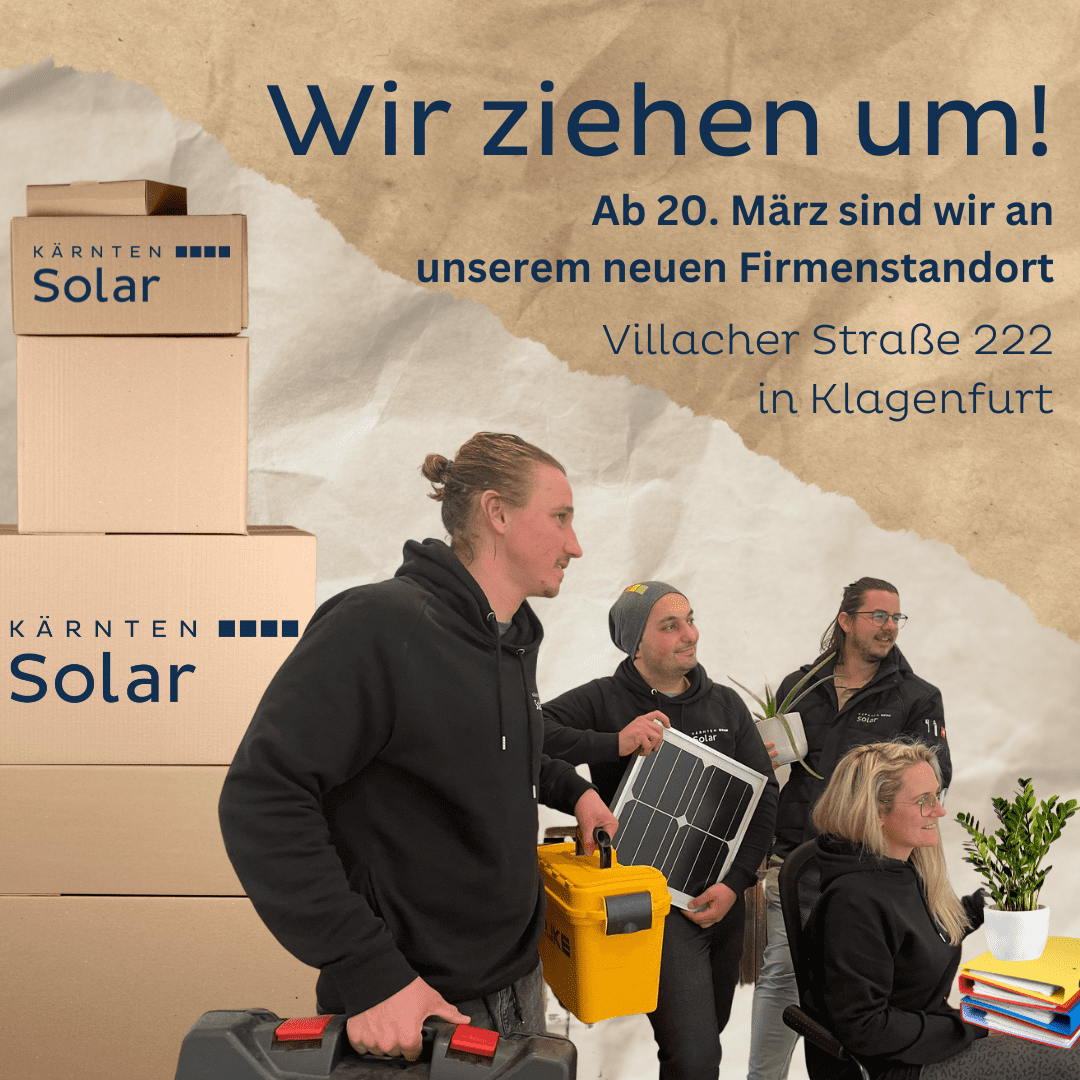 Wir ziehen um!