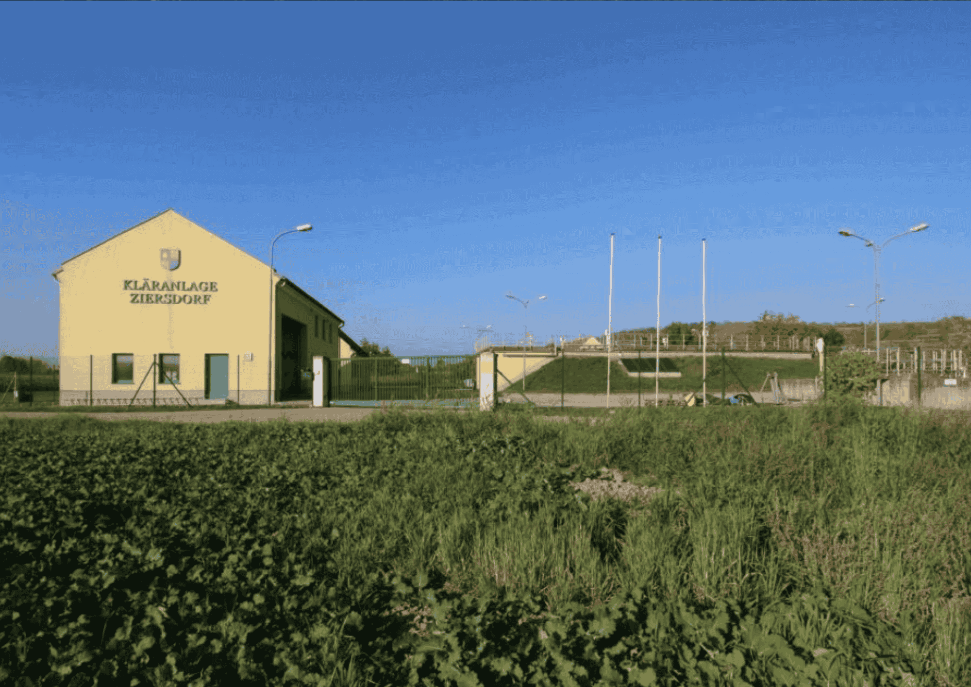 Kläranlage Ziersdorf_Kärnten Solar Bild der Kläranlage in Ziersdorf