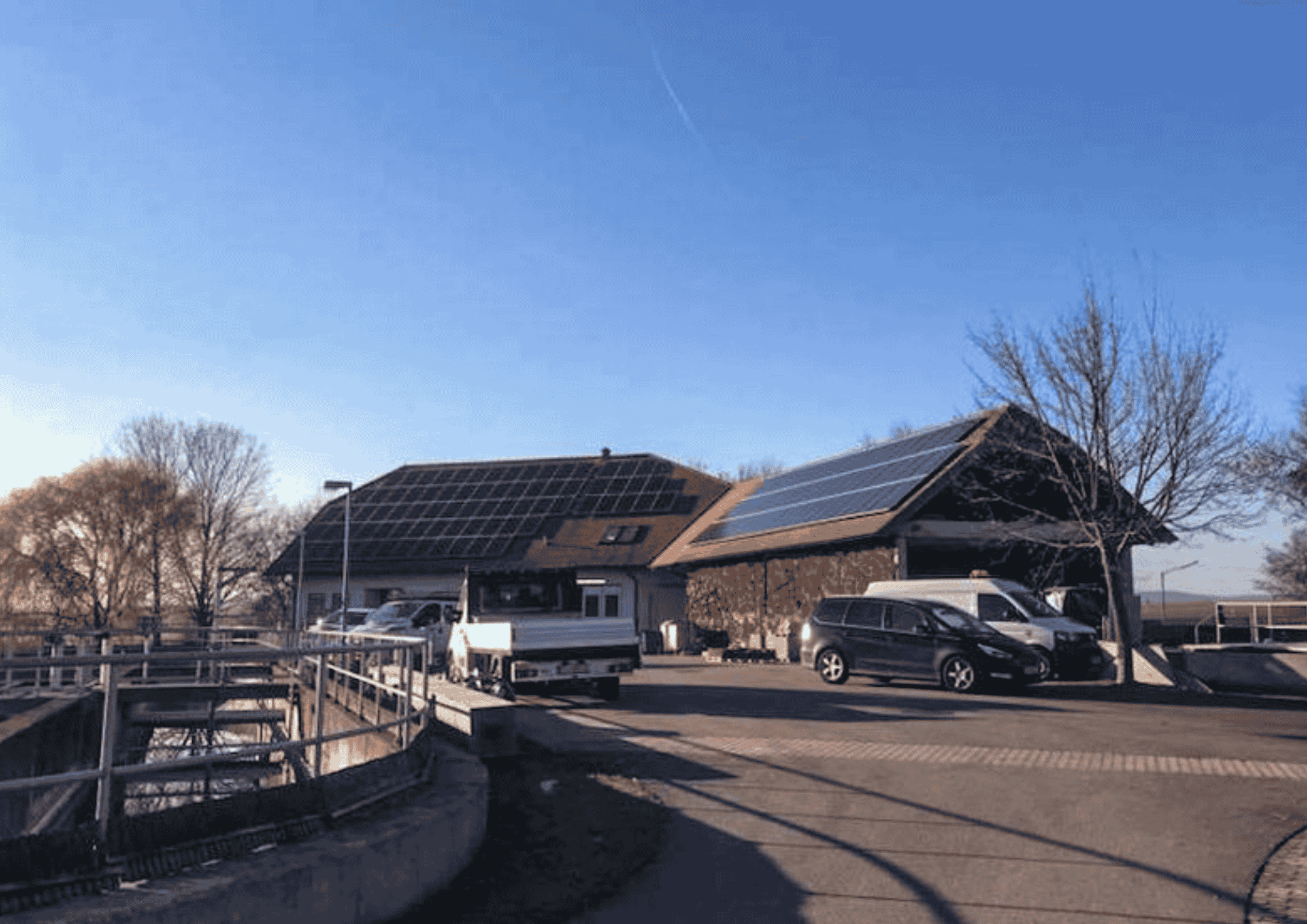 Kläranlage Sitzendorf_Kärnten Solar Foto der Kläranlage in Sitzendorf